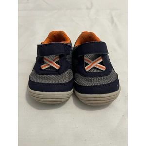 StrideRite Nick Blue and Orange Sneakers Size 3 Medium